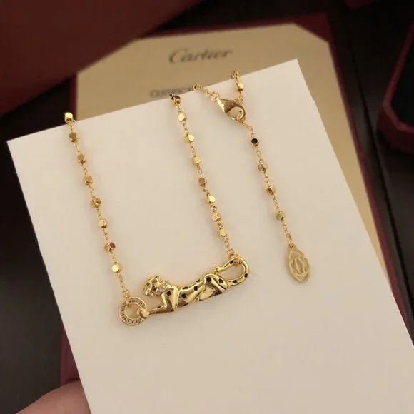 Cartier cheetah necklace 18K gold - Picture 1 of 8